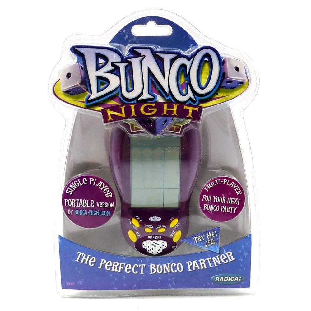 Radica Bunco Night Portable Party Hand Held Electronic Game 2004 Brand New